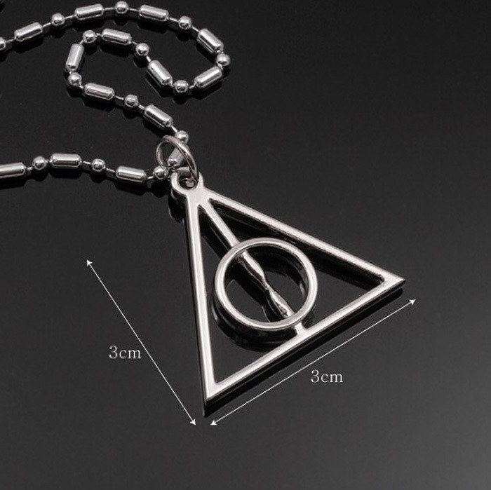 Colar Harry Potter Cor Prata Pronta Entrega Mercado