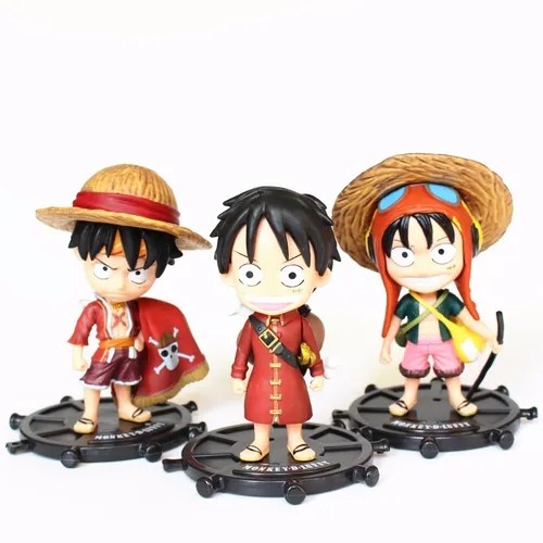 Coleccion Anime One Piece Luffy Chibi Cuotas sin interés