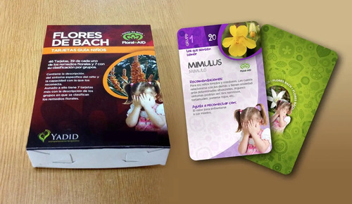 Flores De Bach Tarjetas Guía De Niños. Envío gratis