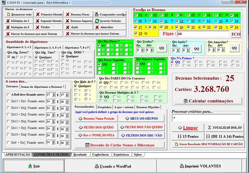 Programa Da Lotofacil Lotofácil Loto Facil Melhor Que Matriz Mercado