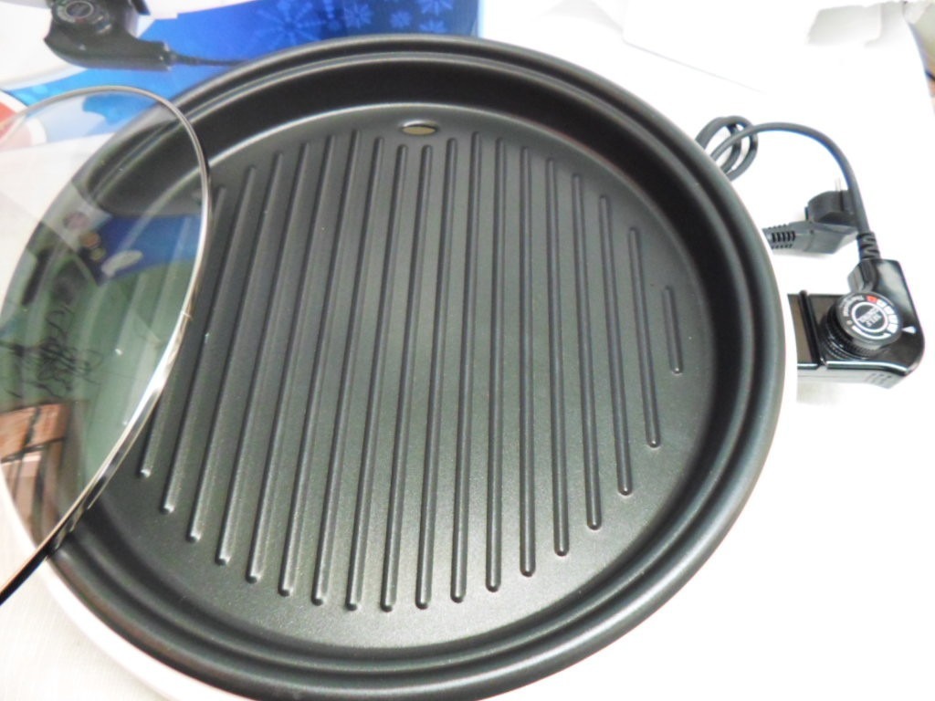 Panela Elétrica Grill Chapa Pizza Carnes Teflon 220v 37cm Mercado Livre