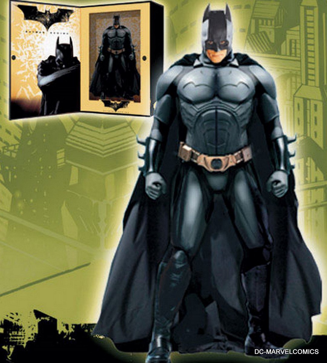 Batman Christian Bale As Batman Deluxe Collector Figure Mercado Livre