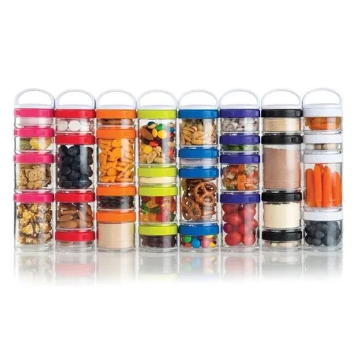 Gostak Starter 4pak Blender Bottle 4 Potes (preto) Parcelamento sem juros