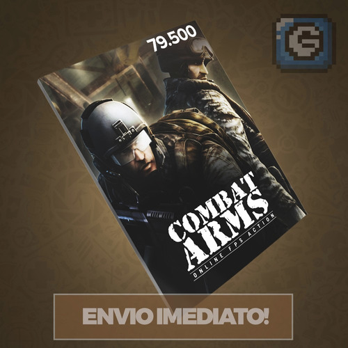 Combat Arms Cartão De 79.500 Cash Level Up Imediato Mercado Livre