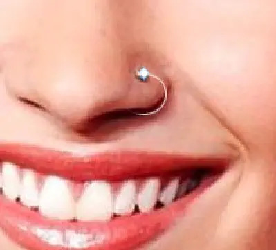 Aritos Con Strass Para La Nariz, Piercing Strass En S | Mercadolibre
