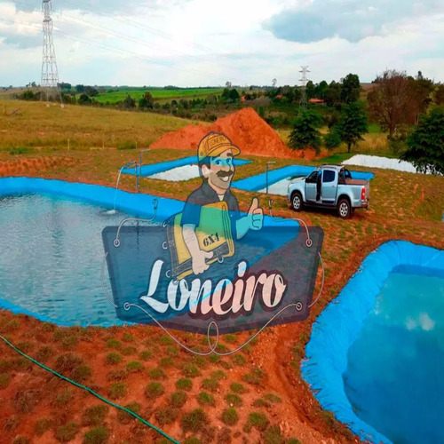 Lona 14x16 Lago Artificial Natural Tanque De Peixes Piscina LONEIRO_LONAS