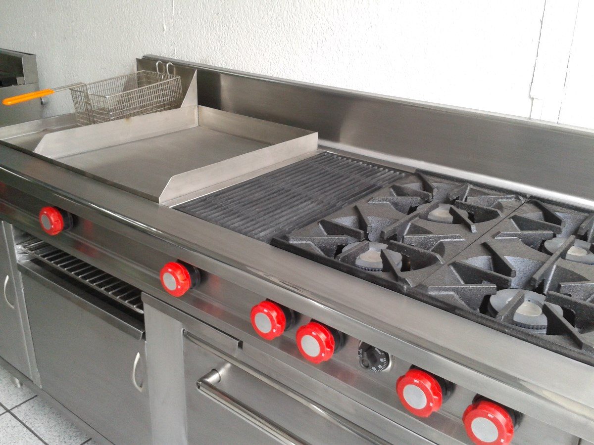 Estufa Multiple Industrial Para Restaurante EISER Diseño y