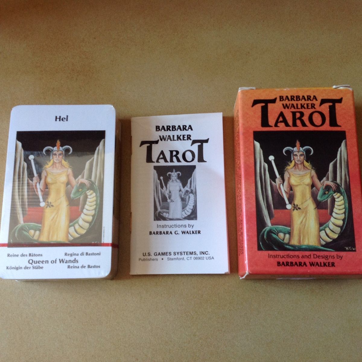 Mazo Cartas Tarot Barbara Walker Nuevo Sellado Sin Uso Mercado Libre