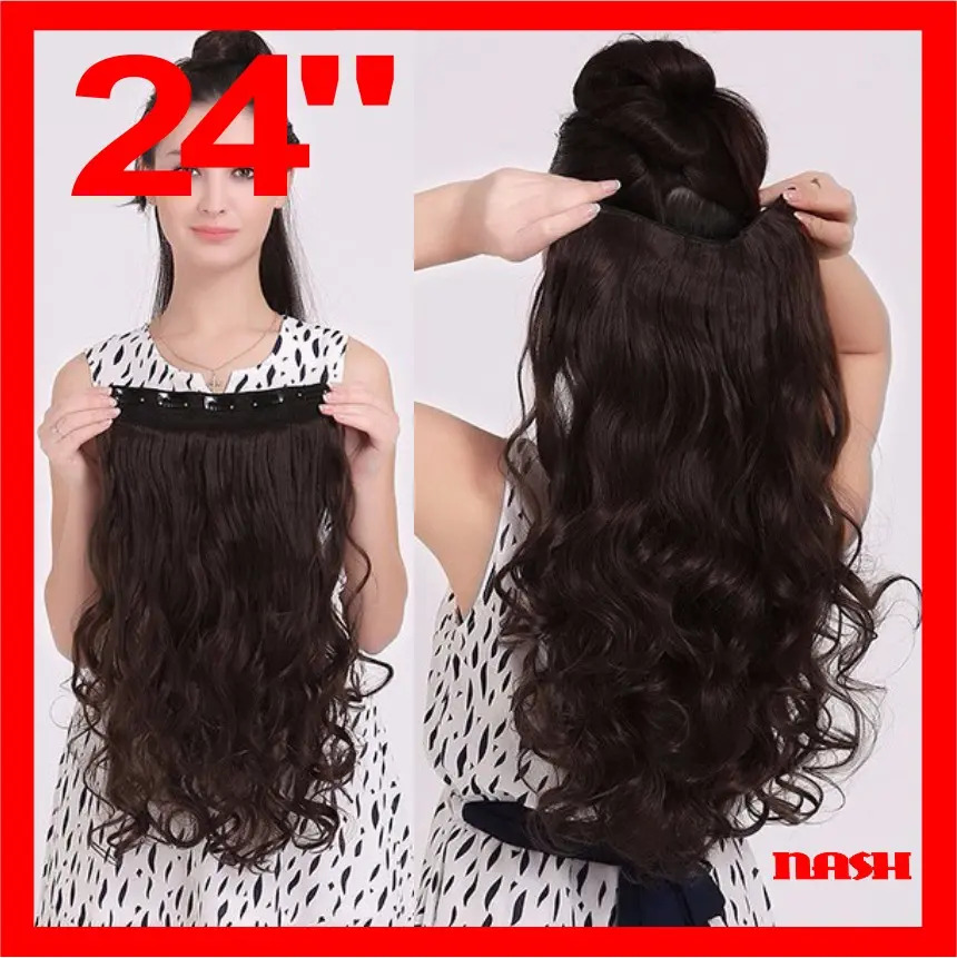 Extensiones Cabello 24 Pulgadas Clip On 100 Natural Lacias Mercado Libre