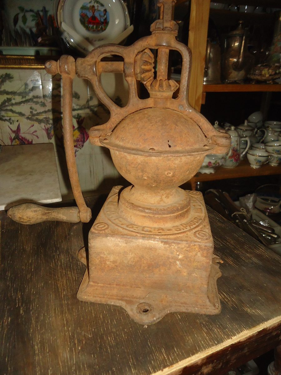 Moinho De Café Antigo De Ferro Mercado Livre