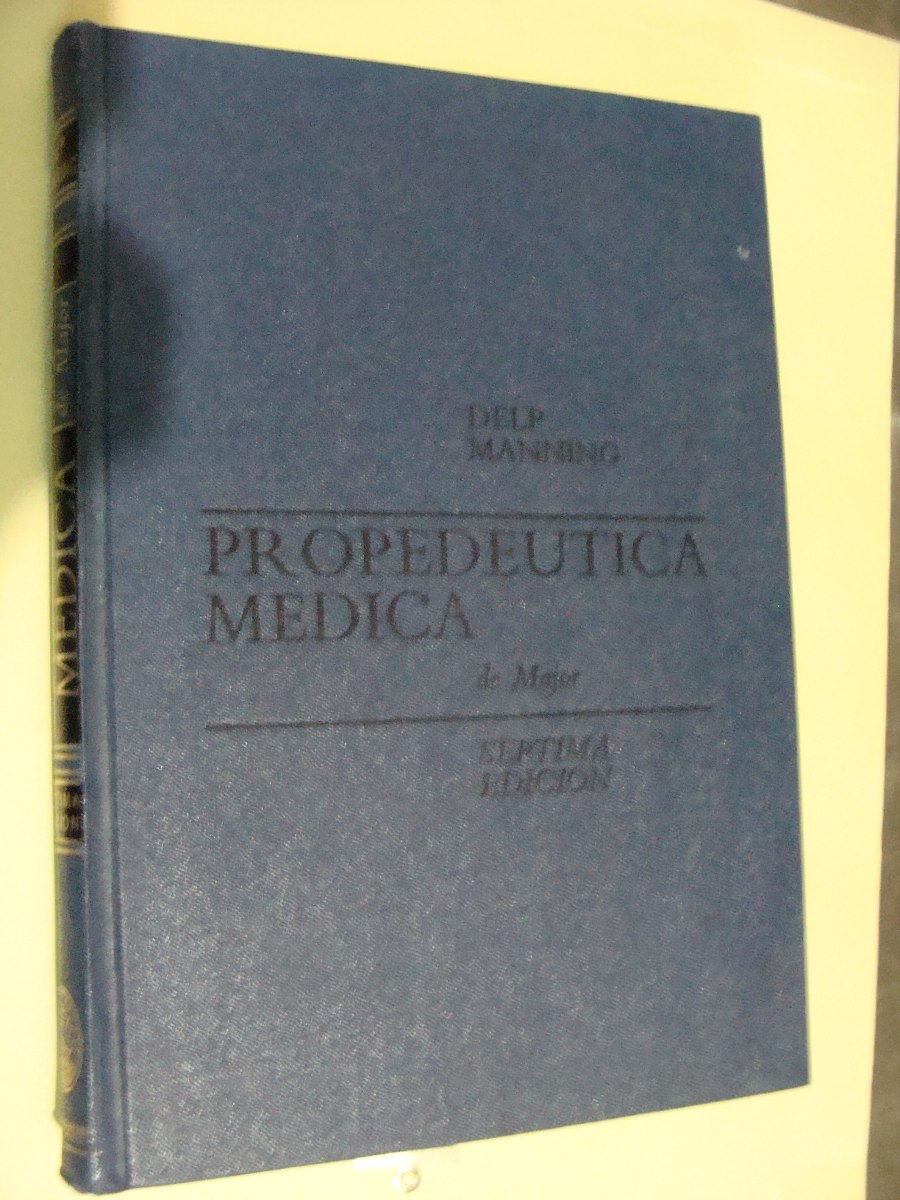 Libro Propedeutica Medica , Delp Manning , 363 Paginas Mercado Libre