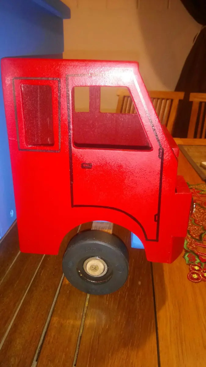 Camión De Madera, Juguetes, Niños, Carro. Mercado Libre