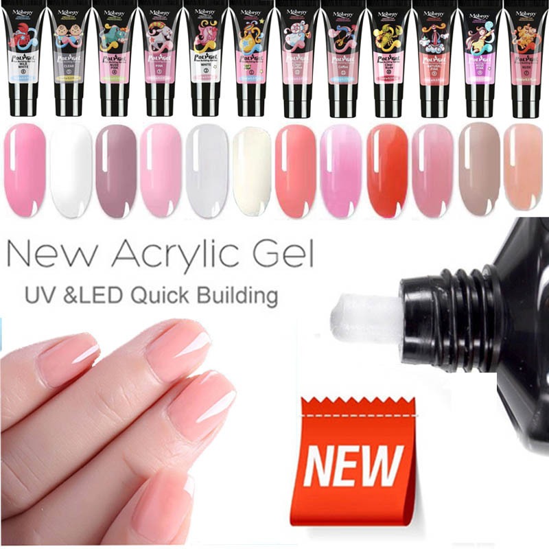 Kit De Unhas Polygel Tudo Para Manicure Gel Unha Extensão Se Mercado