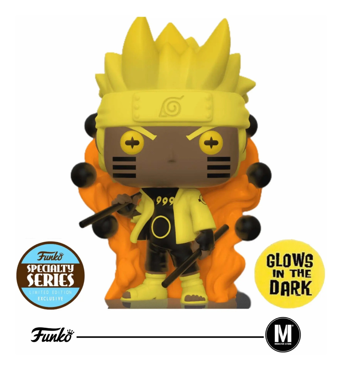 Funko Pop Naruto Sixth Path Sage Mode 932 Glow In The Dark Mercado Libre