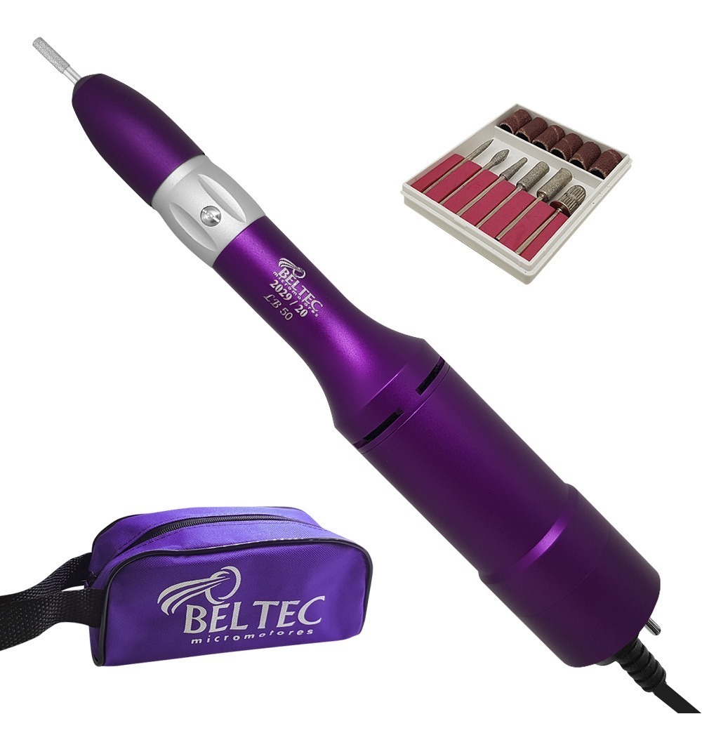 Motor Beltec Lb50 Podologia Manicure Lixa Unha De Fibra Mercado Livre