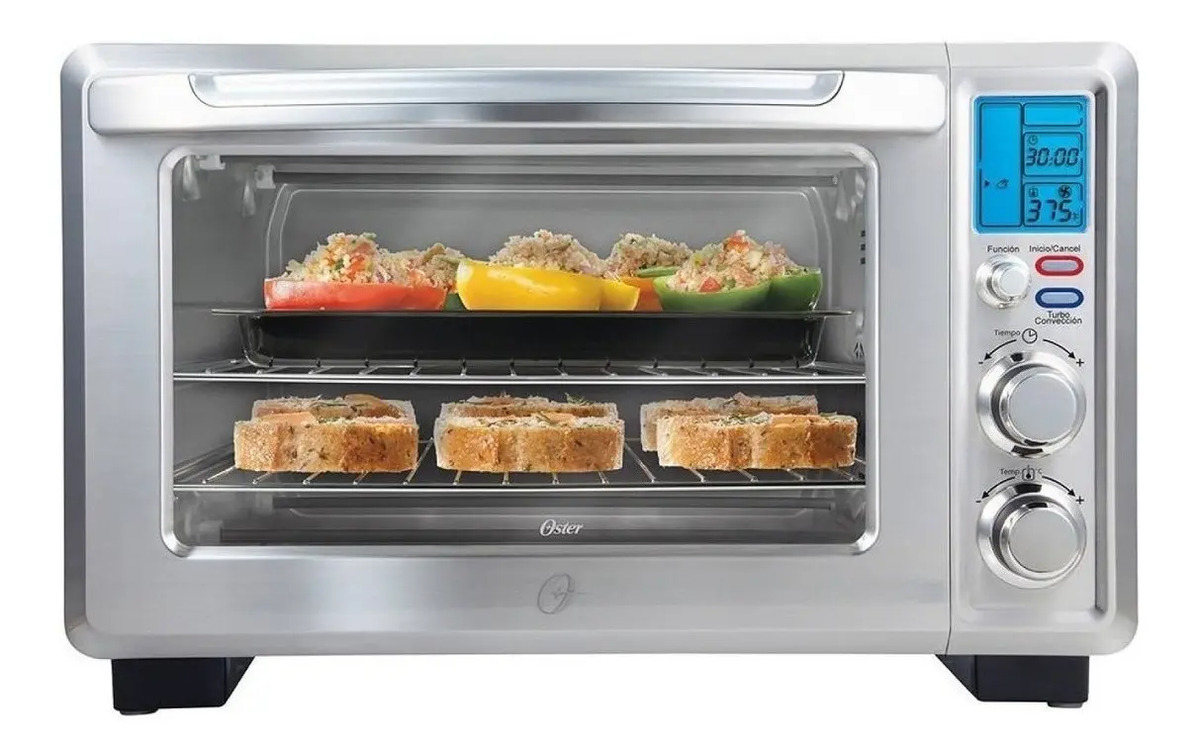 Forno de bancada elétrico Oster Gourmet TSSTTVDFL1 22L aço inoxidável