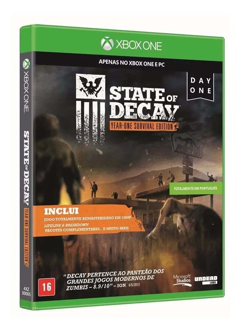 Jogo State Of Decay Year One Survival Edition Usado Xbox
