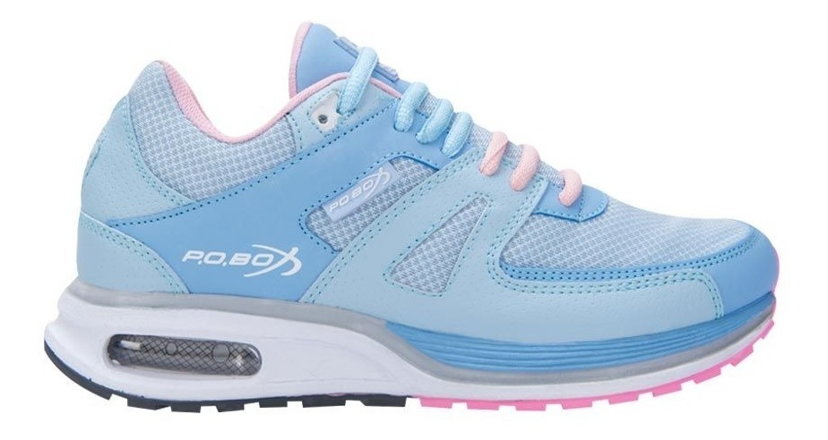 Tenis Con Burbuja Aire Po Box 367 Mujer 1011369 Deportivos Envío gratis