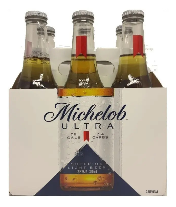 Cerveja Americana Michelob Baixa Caloria Ultra Light 6x355ml