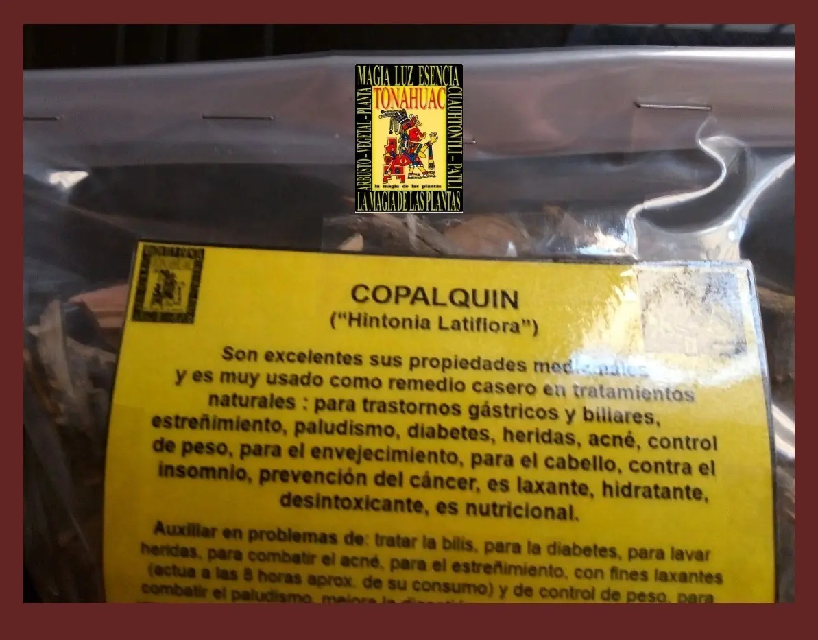 Copalquin 125gr Organico Planta Seca Mercado Libre