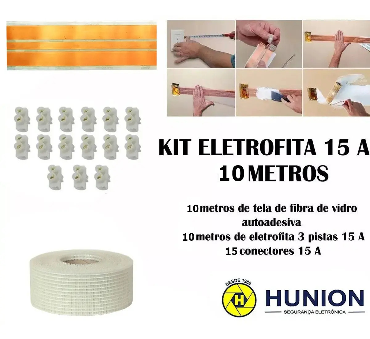 Kit Fita Elétrica Eletrofita 3 Pistas 10 Metros 750v/15amp Mercado Livre