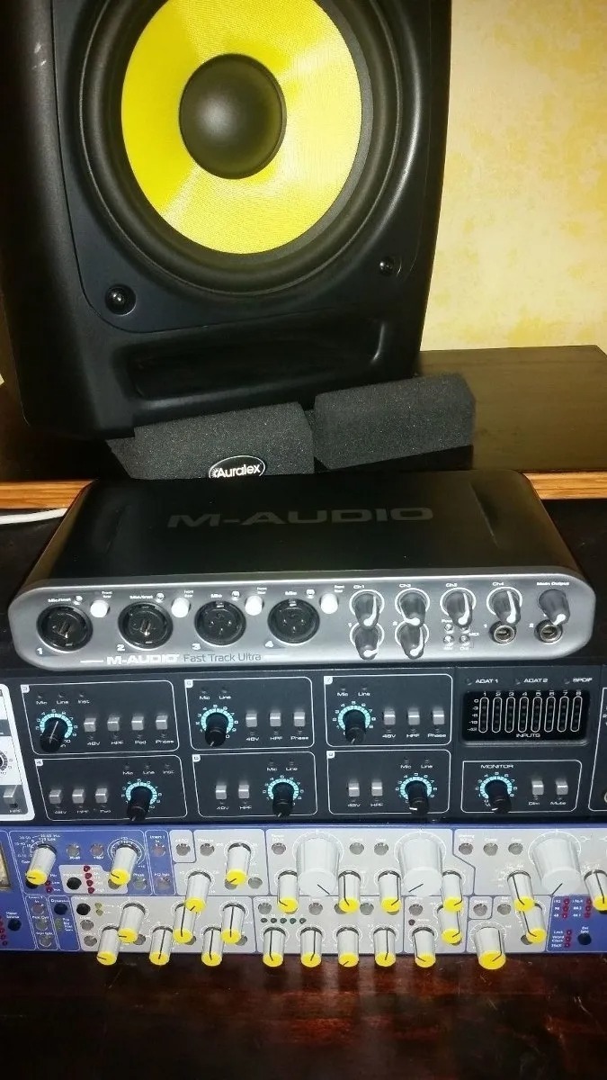 Placa M Audio Fast Track Ultra 8x8 Interface E Softwar Usada Mercado