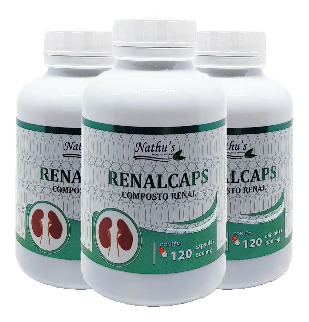 Remédio Natural Para Pedra Rins Composto Renal 360 Capsulas Mercado Livre