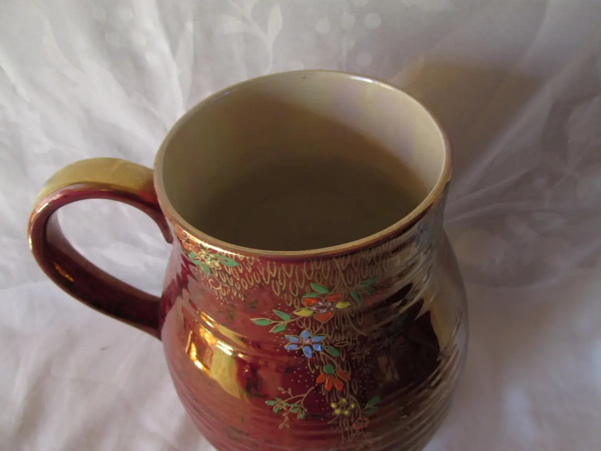 Jarra Crown Devon, Porcelana Esmaltada Mercado Libre
