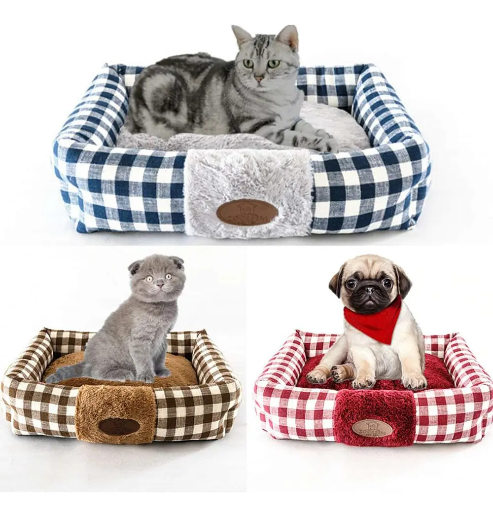 Cama Para Mascotas Suave Para Perro, Rectangular, Cama Para Mercado Libre