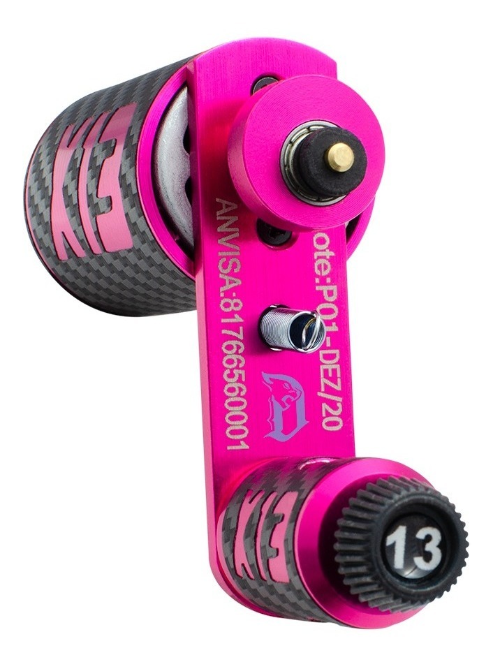 Kit completo,2 Máquinas de tatuagem profi,40tintasref.97083 Loja Via Kit Tatuagem Tattoo Máquina Rotativa X13 Pink E Cabos Rosa Mercado Livre