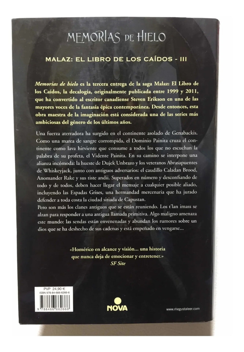 Reseña|| Memorias de Hielo (Malaz: El libro de los caídos 3.