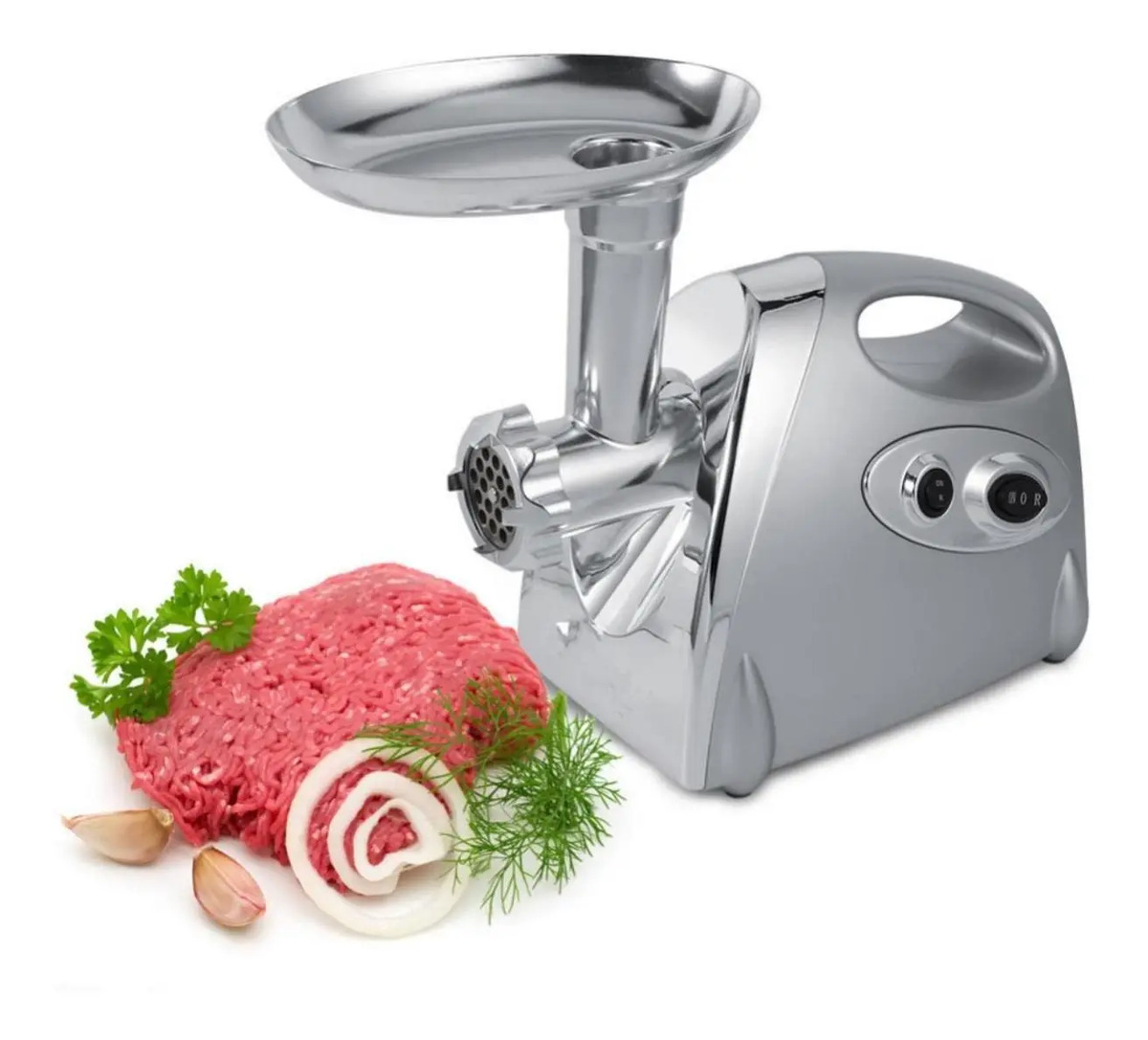 Máquina De Moer Carne Moedor Elétrico Hambúrguer E Linguiça Mercado Livre
