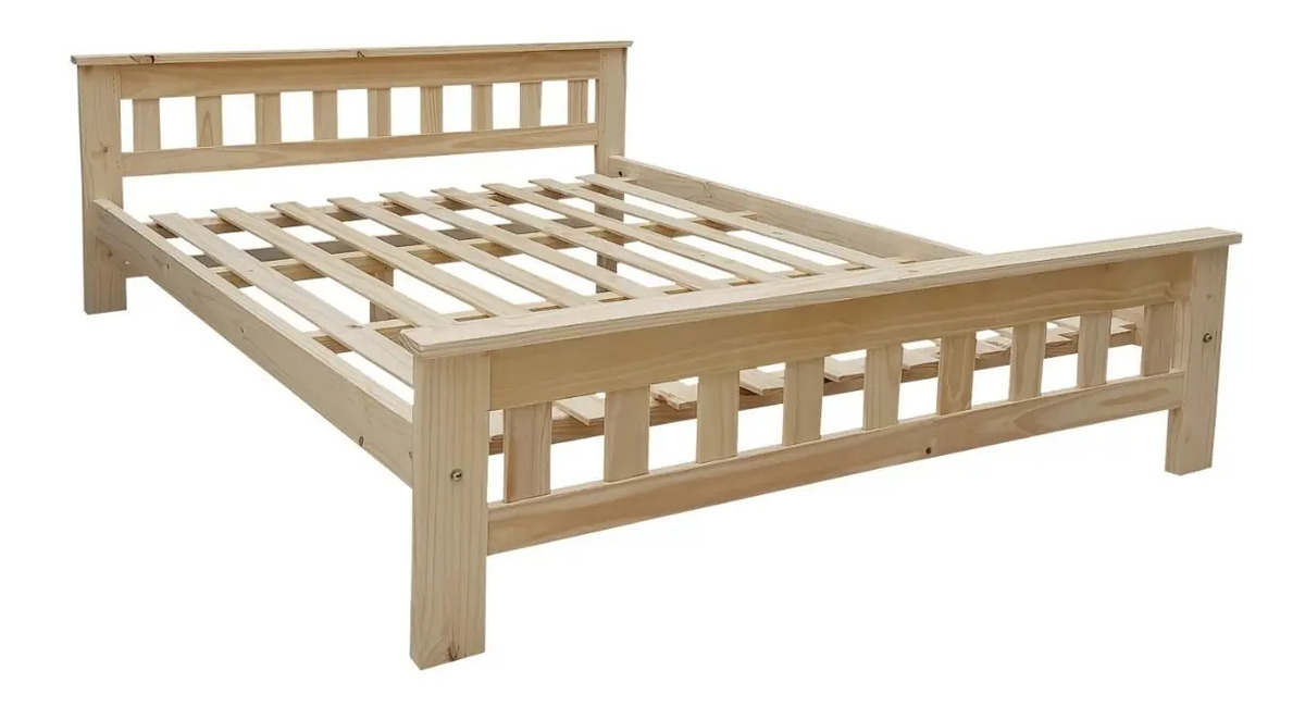 Cama Griega De Dos 2 Plazas Pino Macizo Reforzada Mercado Libre