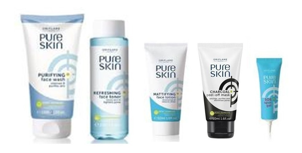 Set Pure Skin Antiacné Piel Grasa De Oriflame Mercado Libre