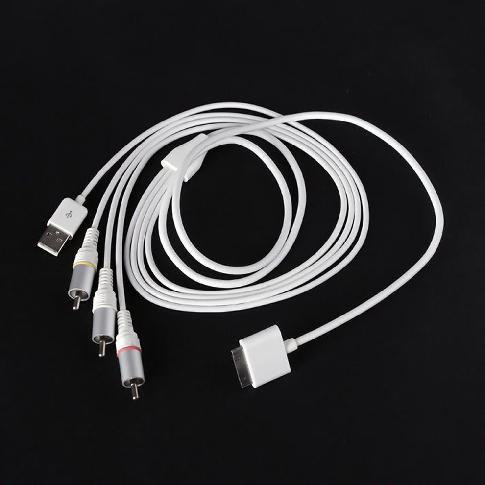 Av Cable Tv Rca Usb Cable De Vídeo Para El iPhone 3g 3gs 4/4 Mercado
