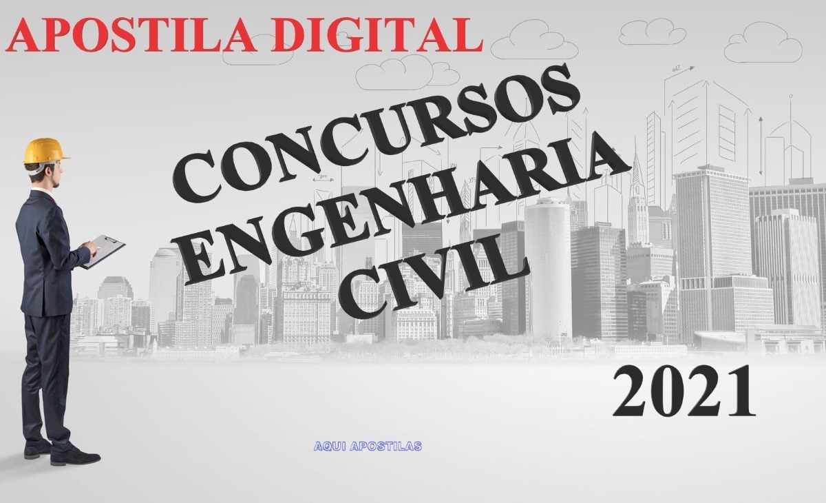 Apostila Para Concursos De Engenharia Civil 2021 Mercado Livre