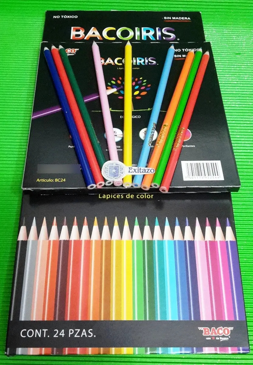 Cajas De Colores De 24 Unidades Precio X 06 Cajitas MercadoLibre