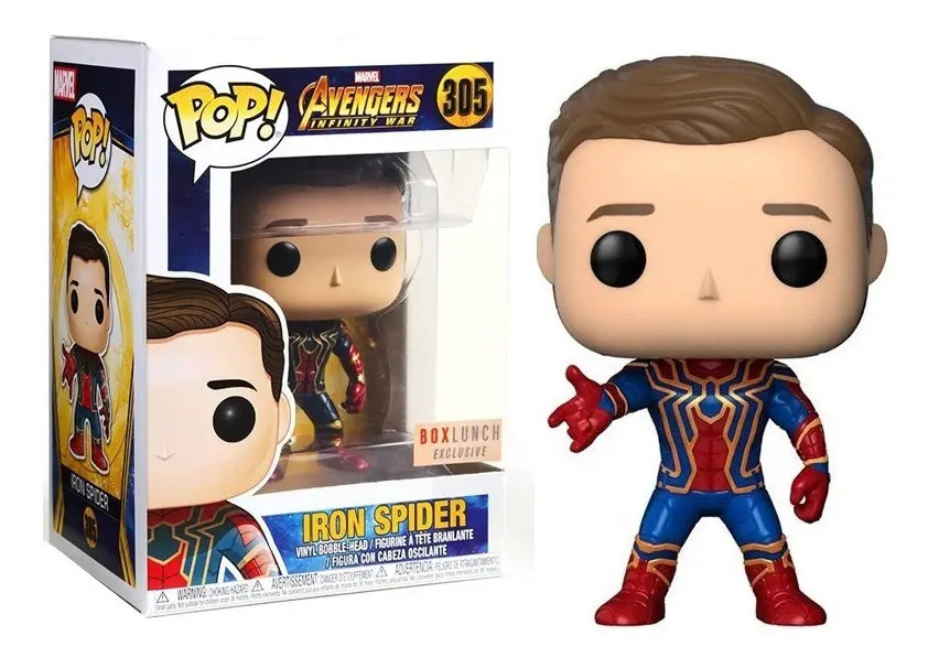 Funko Pop Iron Spider 305 Hombre Araña Marvel Exclusivo Mercado Libre