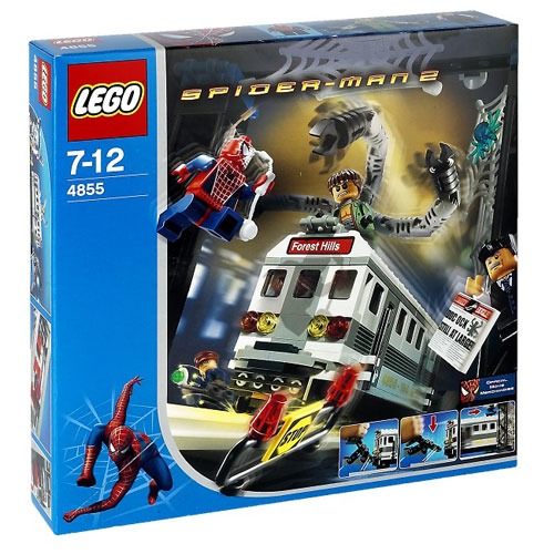 Spiderman 2 Spiderman's Train Rescue Set Lego 4855 Mercado Libre