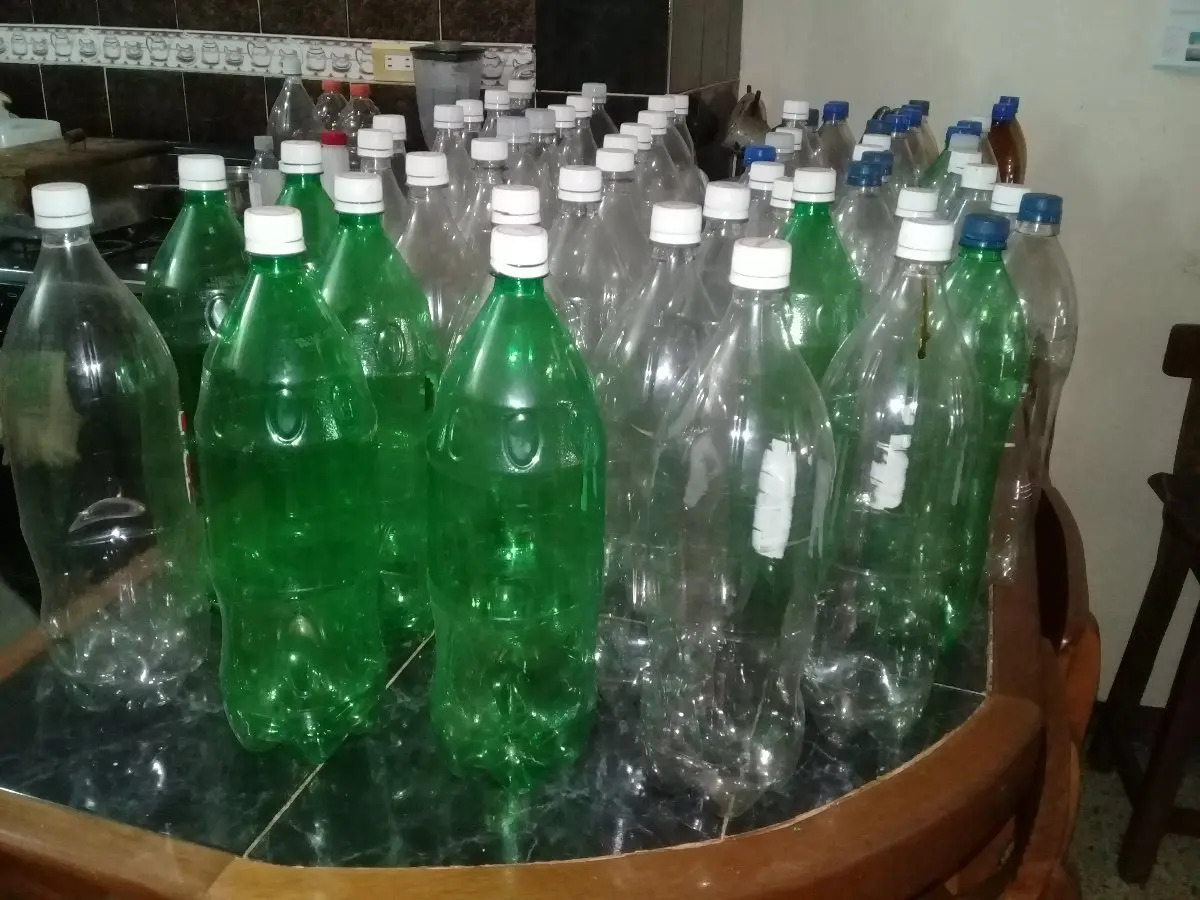 Botellas Plásticas De Refresco Recicladas De 1.5 Lts Kit 100 Mercado