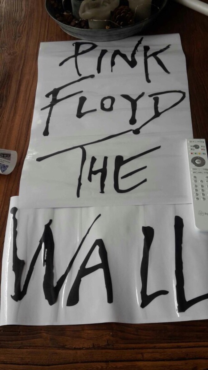 Sticker Mural Pink Floyd The Wall Cuotas sin interés