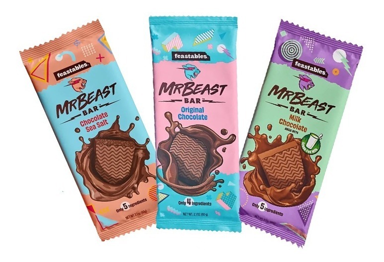 Chocolates Mr. Beast ( Pack De 3 ) Envío gratis