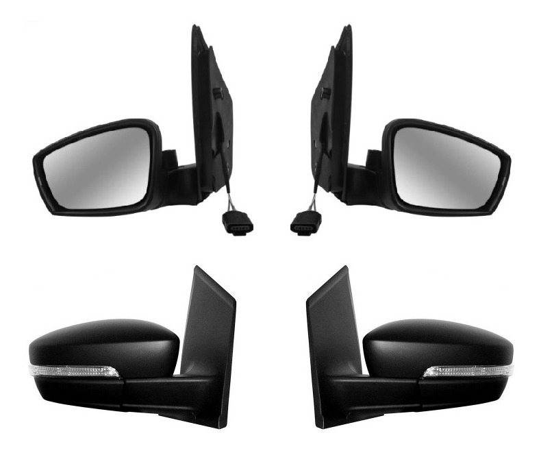 Par De Retrovisor Preto Elétrico C/seta Ld/le Up 2/4 Portas Mercado Livre