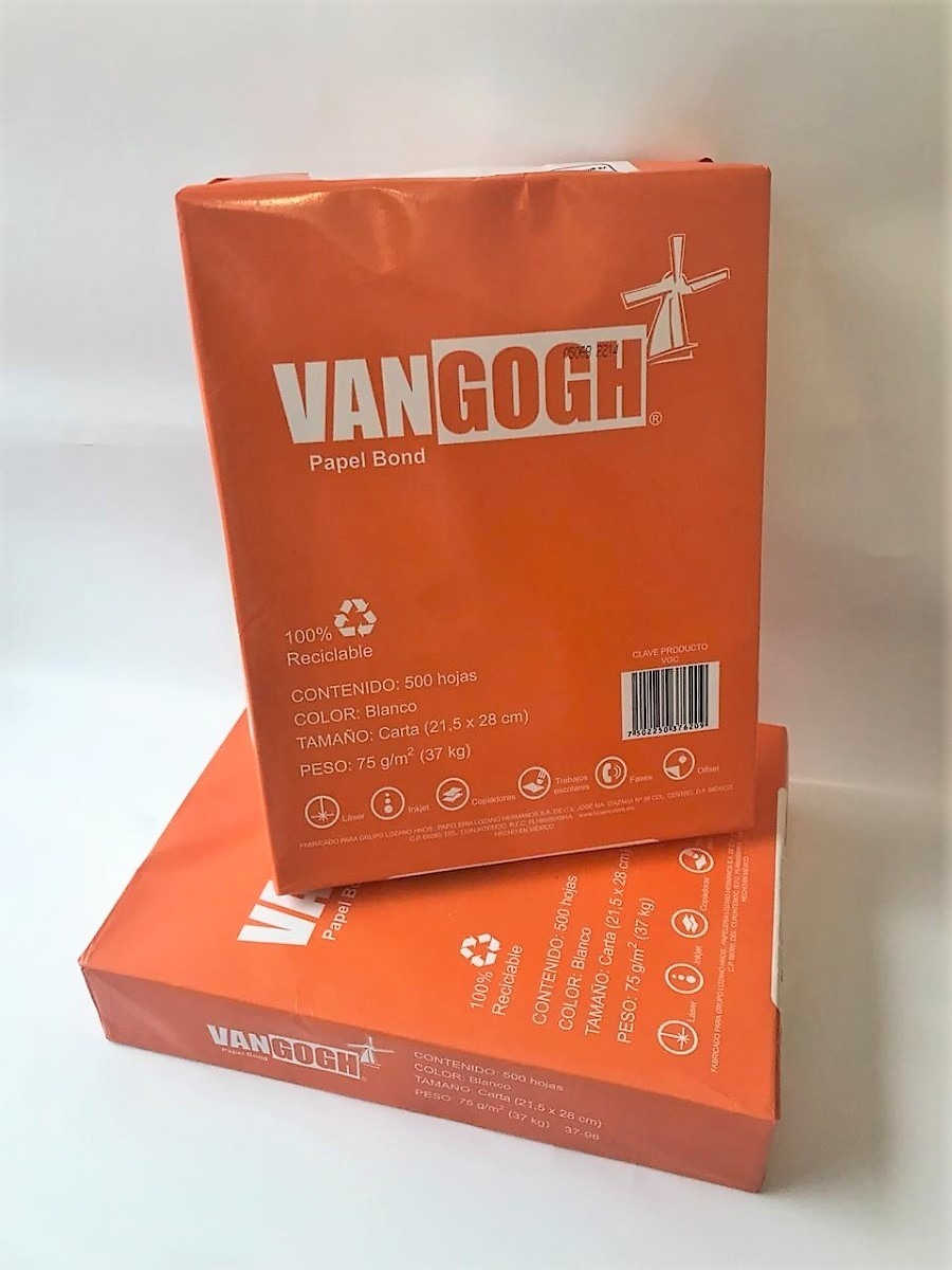 500 Hojas Blancas Carta Van Gogh MercadoLibre