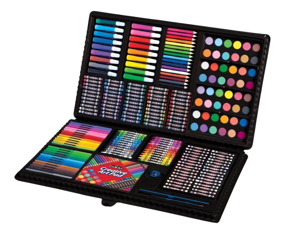 Caja De Colores, Marcadores Y Mas Para Colorear. 250 Piezas MercadoLibre