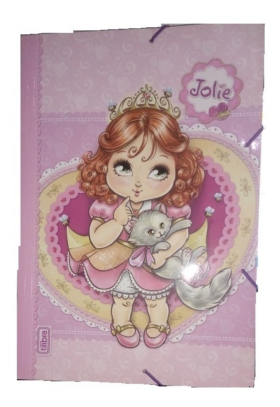 2 Pasta Plastificada C/elástico Jolie MercadoLivre