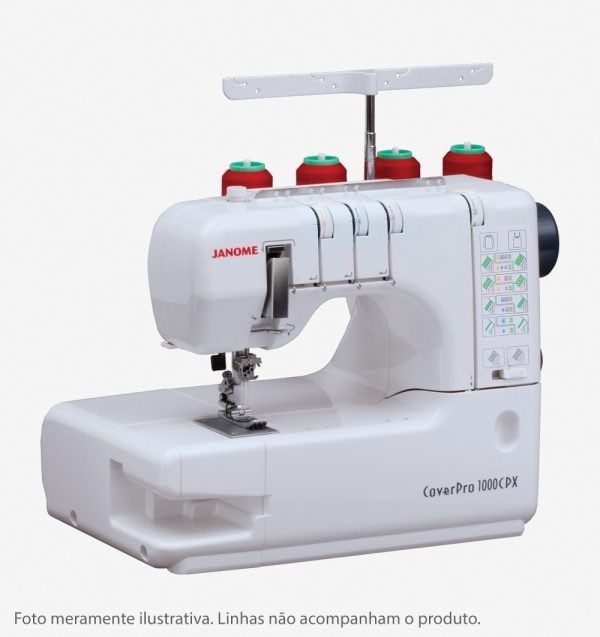 Máquina De Costura Janome 1000cpx Branca 220v Mercado Livre