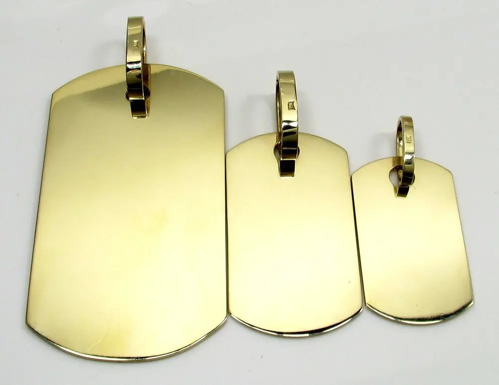 Pingente De Placa Em Ouro 18k 750 Promoção Mercado Livre