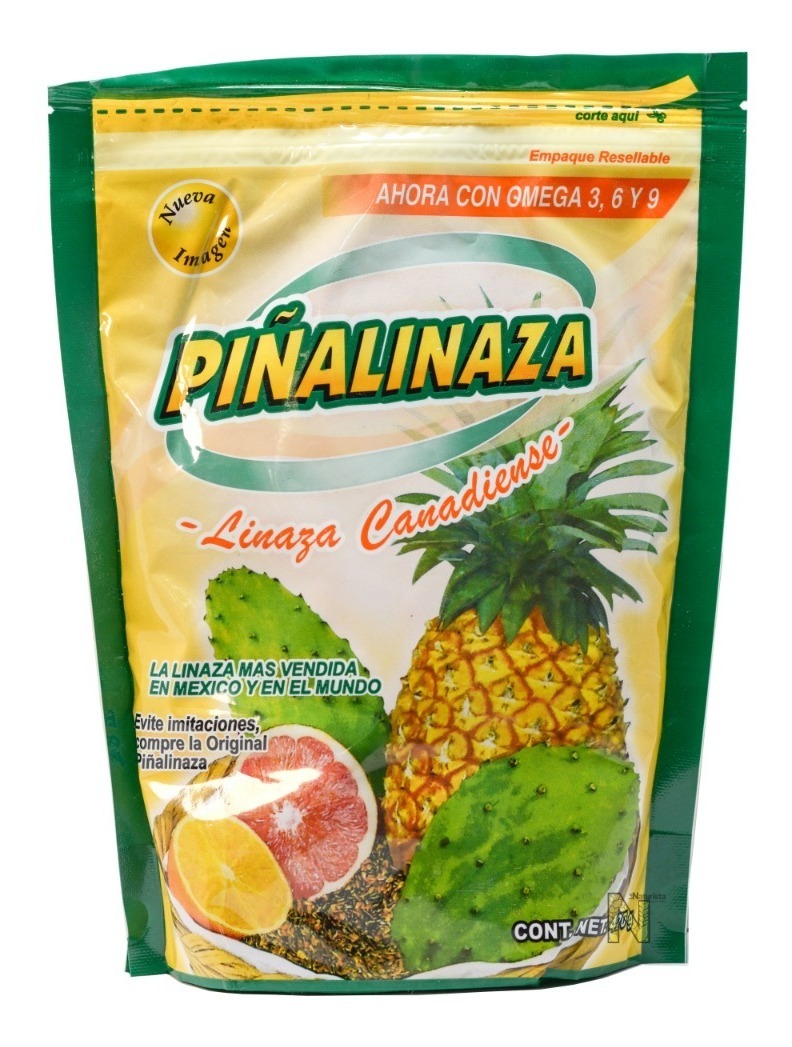Piñalinaza Linaza De Canada En Polvo 470gr La Naturista
