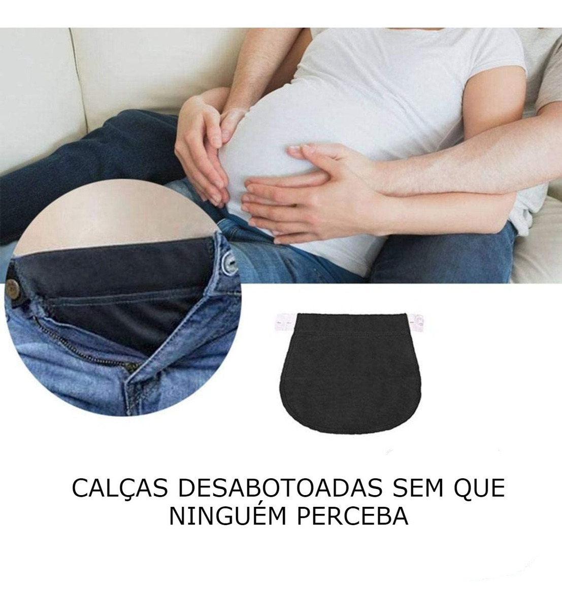 Extensor + 3 Faixas Gravida Gestante Gravidez Calça Kit Sos Mercado Livre